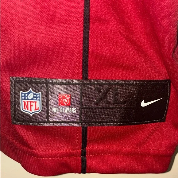 Nike Arizona Cardinals #31 Red and White Men's Jersey - Picture 2 of 9